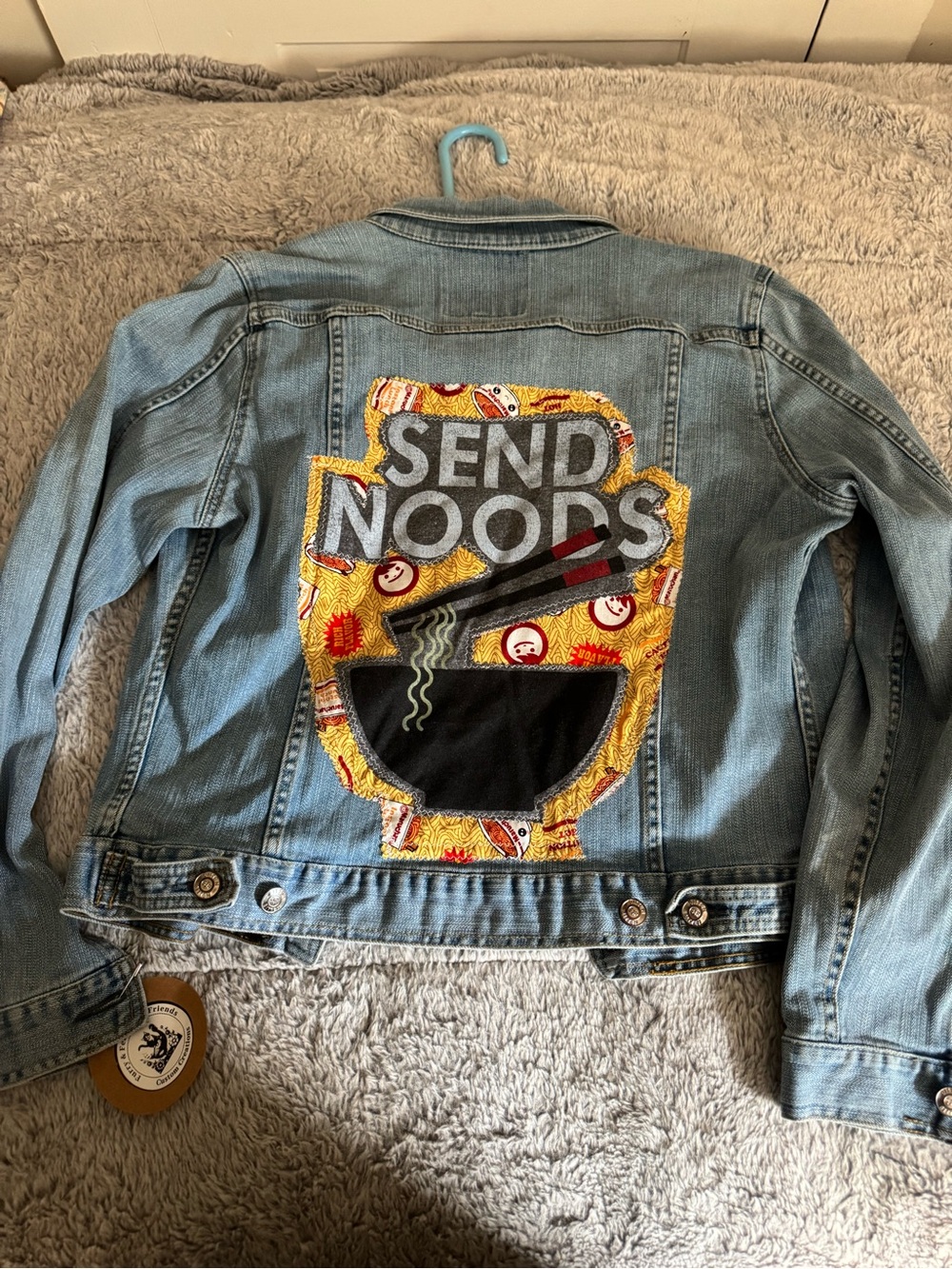 Custom Upcycled Jean Jacket